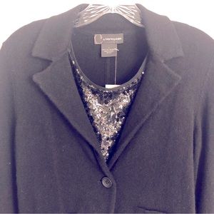 Cashmere sweater blazer